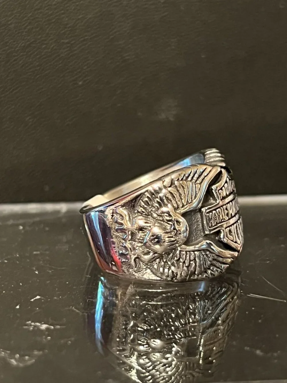 Harley-Davidson Eagle Shield Ring Size 11 (282)